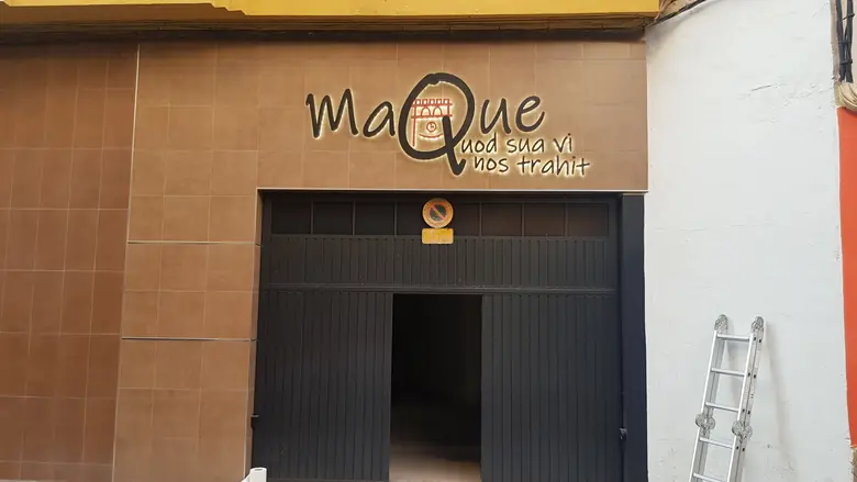 Trabajo de letras corpóreas realizado por Rótulos Pixeles, proyecto 17